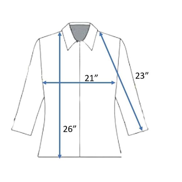 Merona Black Collared 3/4 Sleeve Women's Top - 16W/18W - Picture 6 of 6